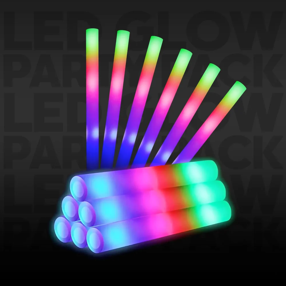 LED Flashing Foam Glow Sticks